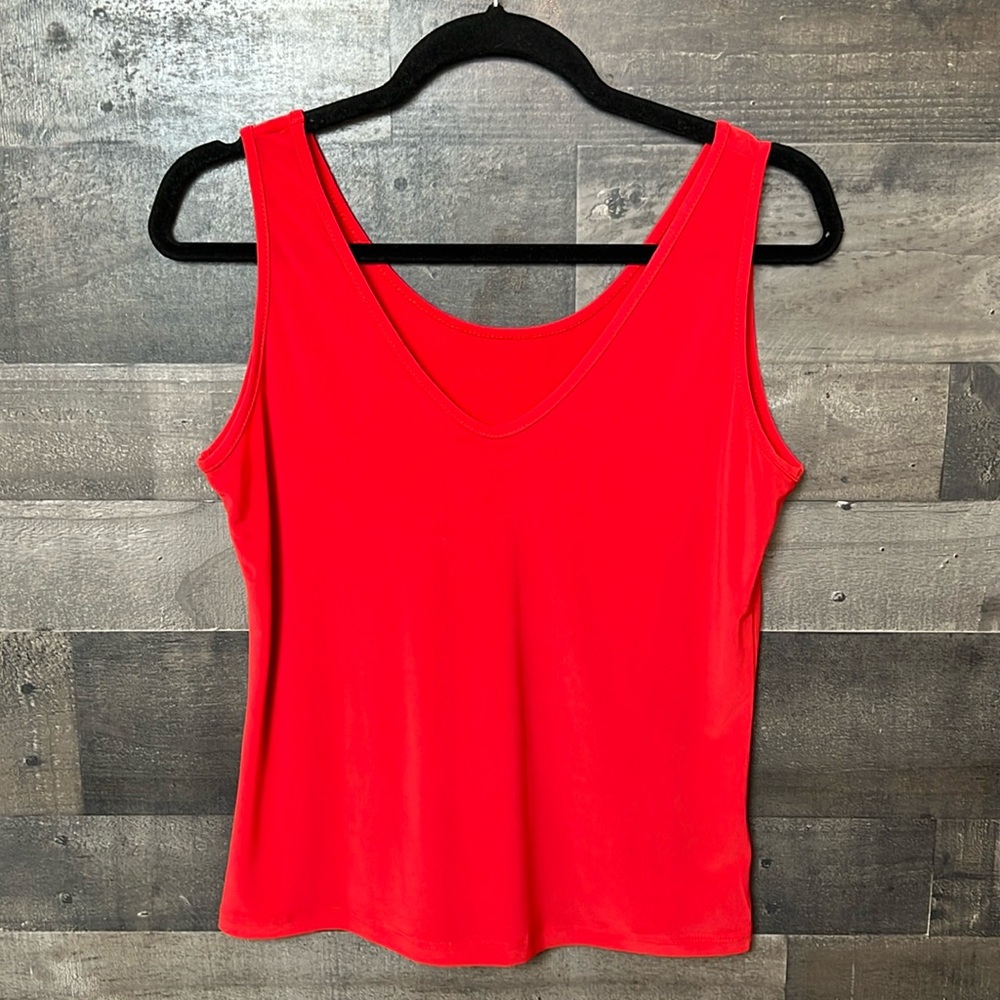 Red Clara Sun Woo Tank Top